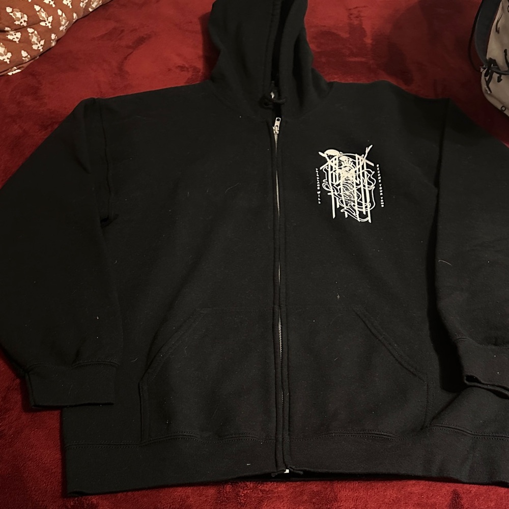Sleep Token Black Zip Up Hoodie